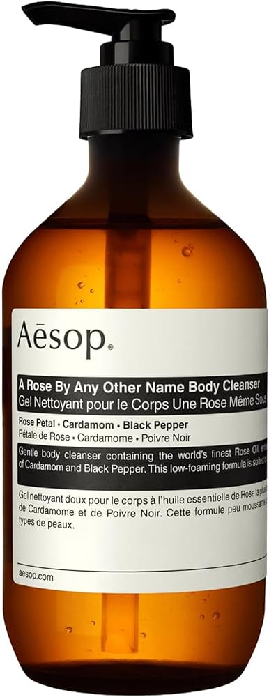 Aesop ボディクレンザー　ローズ500mL Amazon.com : Aesop A Rose By Any Other Name Body Cleanser | Gentle